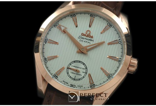 OMAT10036 Aqua Terra Seamaster H/W RG/LE White Asian 6498
