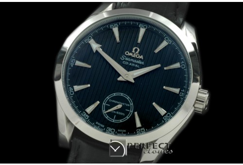 OMAT10032 Aqua Terra Seamaster H/W SS/LE Black Asian 6498