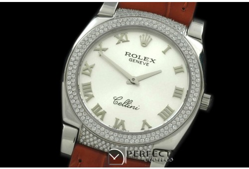 RLCL00102DX Ladies Cellini SS/LE/Diam Silver Swiss Quartz