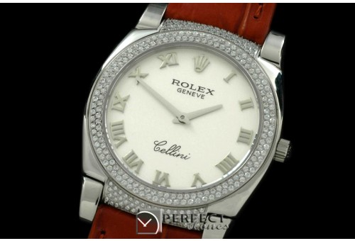 RLCL00101DX Ladies Cellini SS/LE/Diam White Swiss Quartz