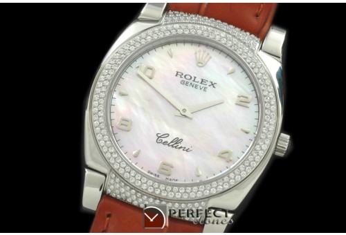RLCL00124DX Ladies Cellini SS/LE/Diam MOP Pink Num Swiss Quartz