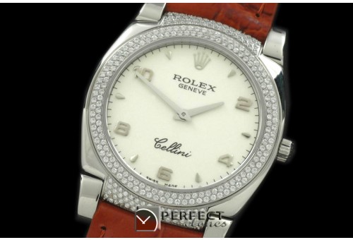 RLCL00121DX Ladies Cellini SS/LE/Diam White Num Swiss Quartz