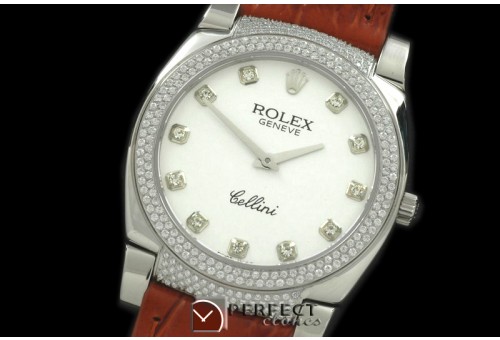 RLCL00111DX Ladies Cellini SS/LE/Diam White Diam Swiss Quartz