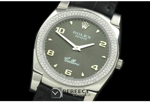 RLC00128D Cellini SS/LE Grey Num Swiss Quartz