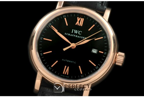 IWPT01027 Portofino Automatic RG/LE Black Asia 2824