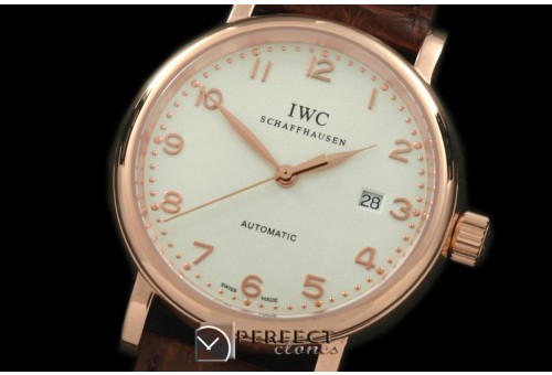 IWPT01036 Portofino Automatic RG/LE White Num Asia 2824