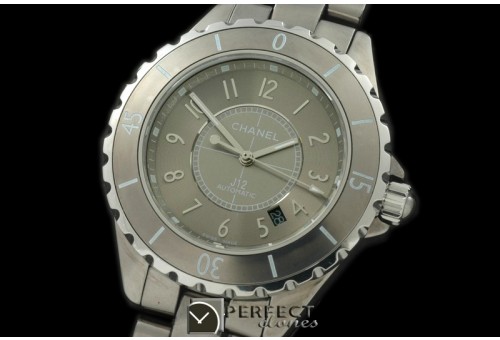 CHA-CM-4003 J12 Chromatic XL TI/CER Grey Asian 2813 21J