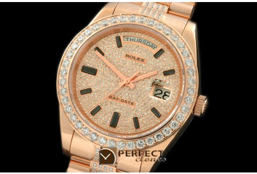 R41DDR90011 RG Pres/Diam Diam Bez Diam/Ruby Dial Swiss Eta 2836