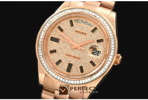 R41DDR90003 RG Pres SQ-Diam Bez Diam/Ruby Dial Swiss Eta 2836