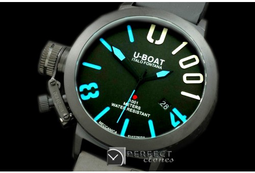 UB1001-034 Classico U1001 PVD/RU Blk/Blue Asian 2813 21J