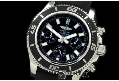 BLSF01022 Superocean Abyss Chrono SS/RU Black/Blue Jap OS2Qtz