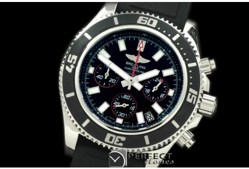BLSF01023 Superocean Abyss Chrono SS/RU Black/Red Jap OS2Qtz