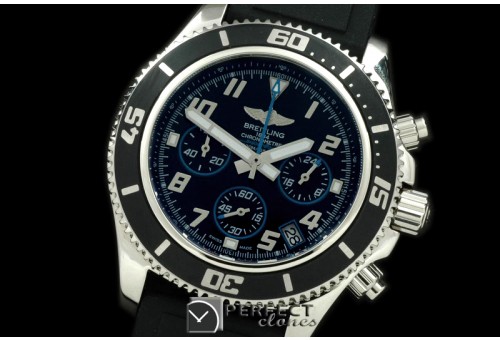 BLSF01027 Superocean Abyss Chrono SS/RU Black/Blue Jap Num OS20