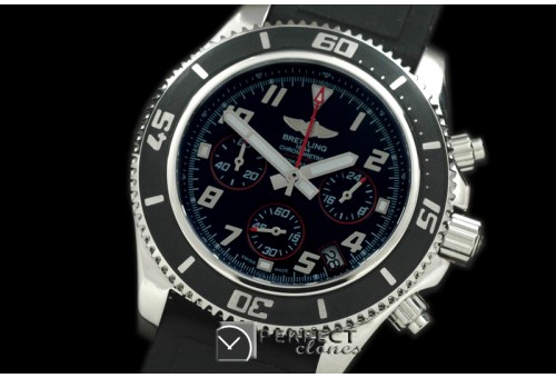 BLSF01028 Superocean Abyss Chrono SS/RU Black/Red Jap Num OS2Q