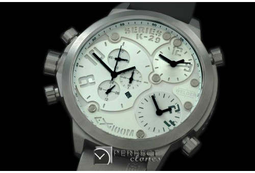 WLD10001 K29 Triple Side Time SS/RU White 3 x Jap Qtz