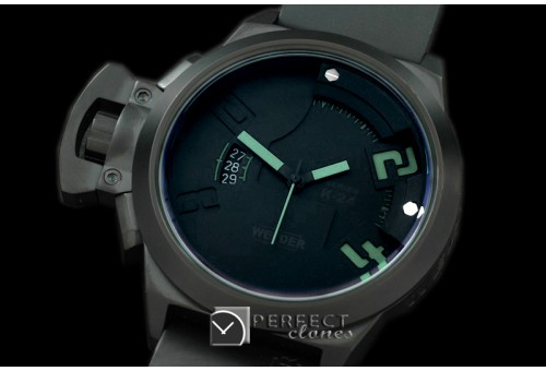 WLD50035 K24 Automatic PVD/RU Black/Green Asian 2813