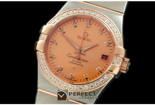 OMCO00757D Double Eagle Midsize Auto SS/RG/Diam Rose Diam Asian