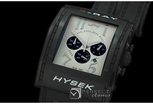 HY01011 X Ray Chronograph PVD/RU White Jap Quartz