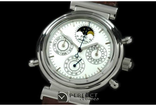 IWDV00101 Da Vinci Perpetual Calendar SS/LE White/Silver Asia 21