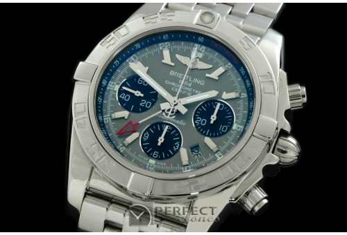 BLB01G-10003 Chronomat B01 GMT SS/SS Graphite Sticks A-7750