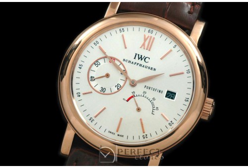 IWPT00106 Portofino Power Reserve RG/LE White Asia SG 35J
