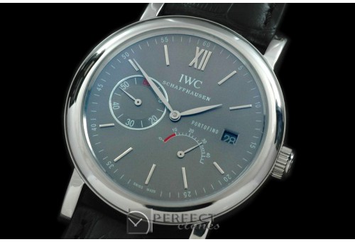 IWPT00102 Portofino Power Reserve SS/LE Grey Asia SG 35J