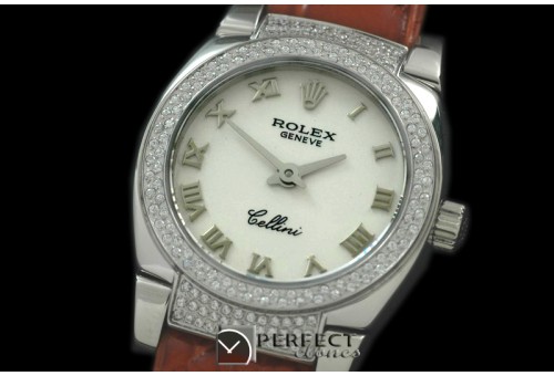 RLCM00101DL Ladies Mini Cellini SS/LE White Roman Swiss Quartz
