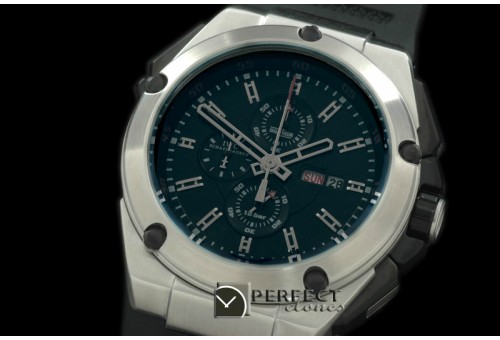IWIG10023 Ingenuier Double Chrono SS/LE Black/White Jap Qtz
