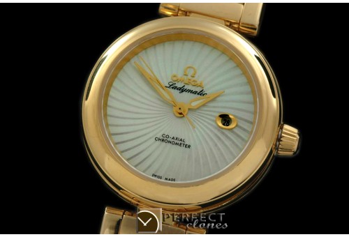 OMDEM00113 Deville Ladymatic Mid YG/YG Wht A-2836