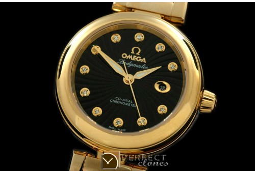 OMDEM00162 Deville Ladymatic Mid YG/YG Blk 2813 21J