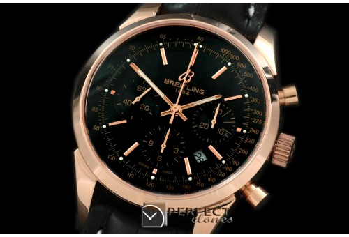 BLT01022L TransOcean Chrono Men RG/LE Black A-77528800