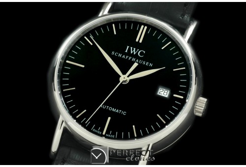 IWPT01003 Portofino Automatic SS/LE Black Asia 2892