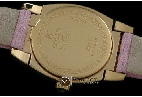 RLCM00224DL Ladies Mini Cellini YG/LE MOP Pink Num Swiss Quartz