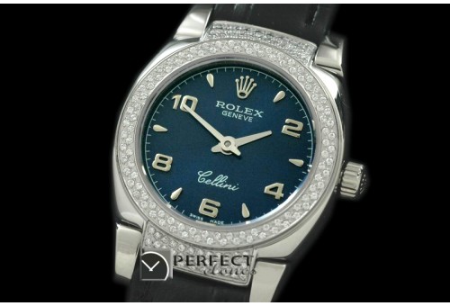 RLCM00129DL Ladies Mini Cellini SS/LE Blue Num Swiss Quartz