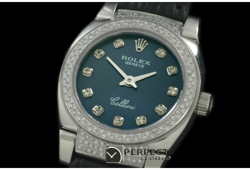 RLCM00119DL Ladies Mini Cellini SS/LE Blue Diam Swiss Quartz