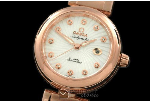 OMDEM00171 Deville Ladymatic Mid RG/RG Wht 2813 21J