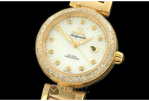 OMDEM00111D Deville Ladymatic Mid YG/YG Wht A-2836