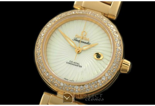 OMDEM00113D Deville Ladymatic Mid YG/YG Wht A-2836
