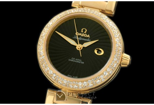 OMDEM00114D Deville Ladymatic Mid YG/YG Blk A-2836