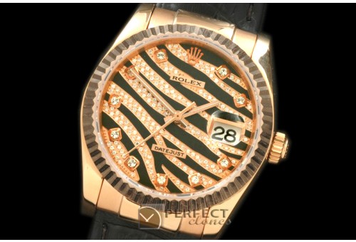 RDJMR00100L Royal Black RG/LE Swiss Eta 2836