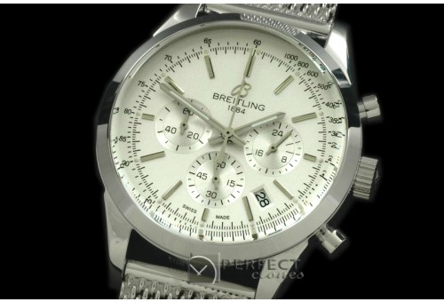 BLT10001M TransOcean Chrono SS/SS White Jap OS2Qtz