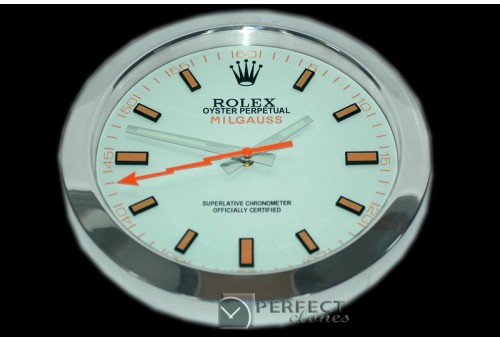 RLDC30002 Dealer Clock Milgauss Style White Jap Quartz