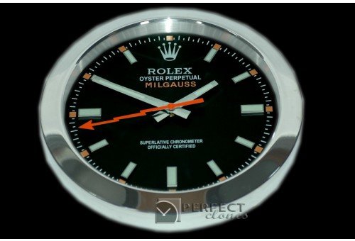 RLDC30003 Dealer Clock Milgauss Style Black Jap Quartz