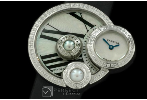 CARPE10001 Perle De Cartier SS/ST White Swiss Quartz