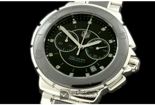 TGF1-00102 F1 Ladies SS/Cer Black