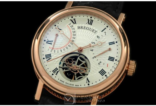 BR00056 Retrogating Day/Date Tourbillon RG/LE White Asian 2813