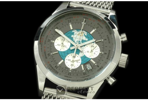 BLT10033M TransOcean Unitime Chrono SS/SS Grey Jap OS2Qtz