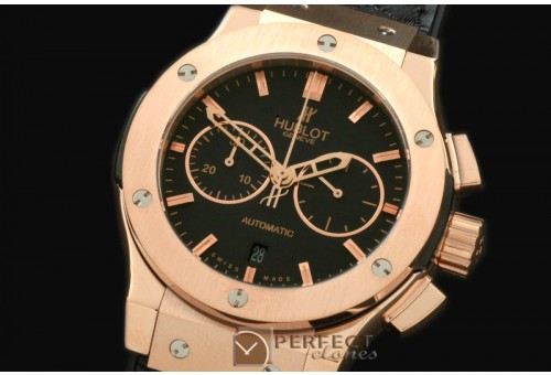 HBFSC00111 Classic Fusion Chrono V2 RG/LE Blk A-775Sec@3