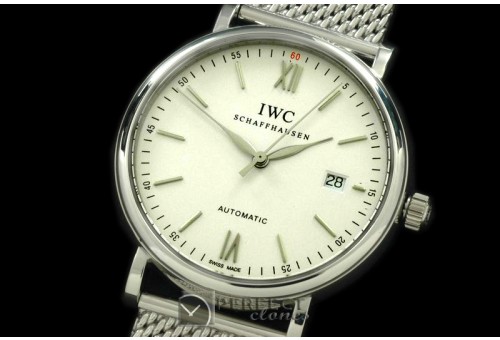 IWPT00991S Portofino Automatic SS/ME White Asia 2892