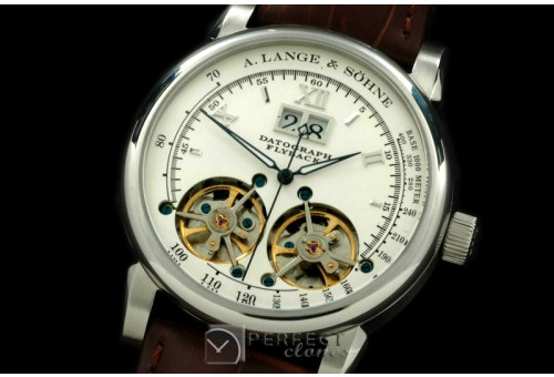 AL00131 Duo Tourbillon/Big Date SS/LE White Asian 2813
